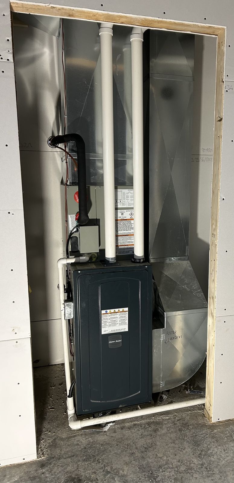 Furnace Install in Troy by Legacy Heating and Air