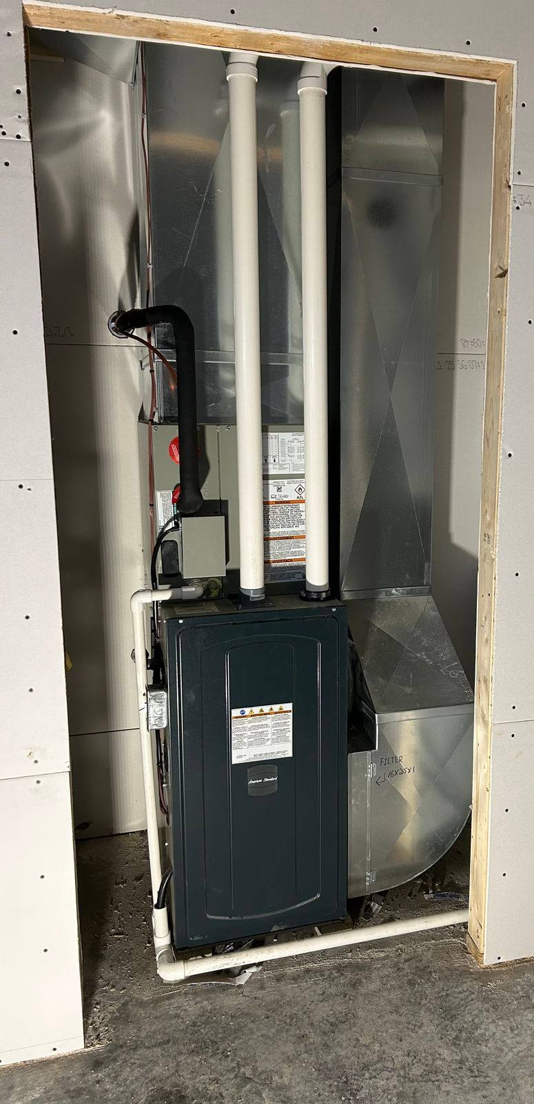 Furnace Install in Troy by Legacy Heating and Air