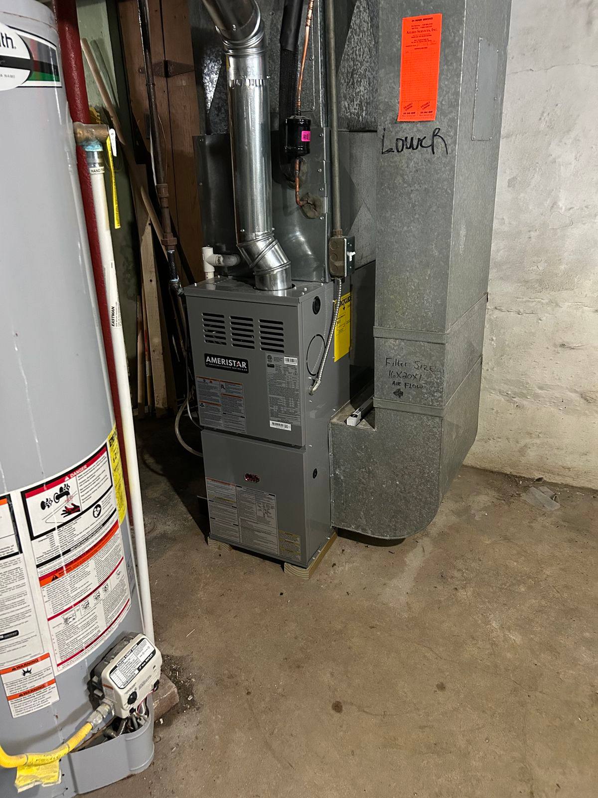 Furnace Install in Dayton by Legacy Heating and Air